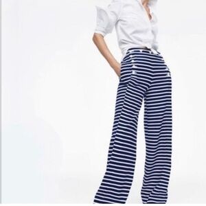 J.Crew Wide Leg Lace Up Back Sailor Pants